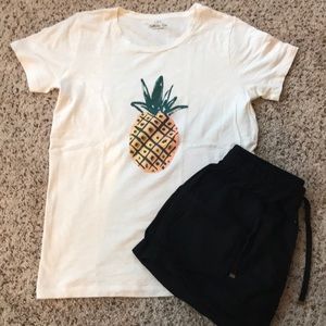 J. Crew Pineapple Tee Size Small